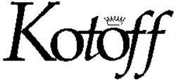 Міжнародна реєстрація торговельної марки № 1037062: Kotoff