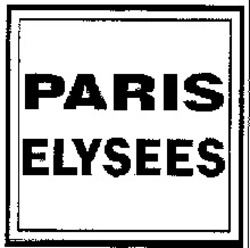 Міжнародна реєстрація торговельної марки № 1038133: PARIS ELYSEES