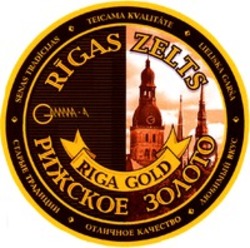 Міжнародна реєстрація торговельної марки № 1057592: RIGAS ZELTS RIGA GOLD