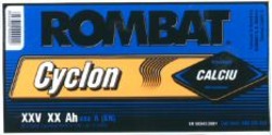 Міжнародна реєстрація торговельної марки № 1068092: ROMBAT Cyclon