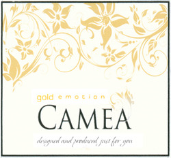 Міжнародна реєстрація торговельної марки № 1070450: gold emotion CAMEA designed and produced just for you
