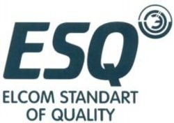 Міжнародна реєстрація торговельної марки № 1092101: ESQ ELCOM STANDART OF QUALITY