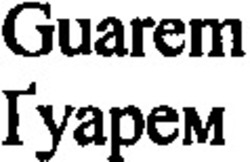 Міжнародна реєстрація торговельної марки № 1095161: Guarem