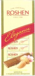 Міжнародна реєстрація торговельної марки № 1097449: FINE CHOCOLATE ROSHEN SINCE 1996 Elegance