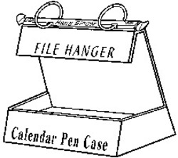 Міжнародна реєстрація торговельної марки № 1121070: Hang Binder FILE HANGER Calendar Pen Case