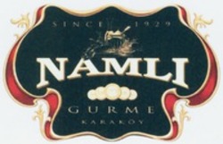 Міжнародна реєстрація торговельної марки № 1169935: NAMLI GURME KARAKÖY