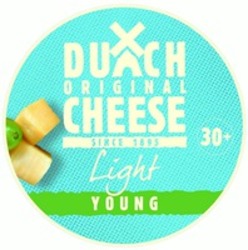 Міжнародна реєстрація торговельної марки № 1203592: DUTCH ORIGINAL CHEESE SINCE 1895 Light YOUNG