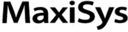 Міжнародна реєстрація торговельної марки № 1206713: MaxiSys