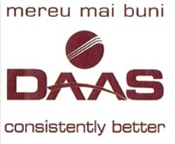 Міжнародна реєстрація торговельної марки № 1207281: mereu mai buni DAAS consistently better