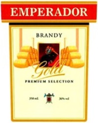 Міжнародна реєстрація торговельної марки № 1208981: EMPERADOR BRANDY Gold PREMIUM SELECTION