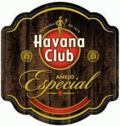 Міжнародна реєстрація торговельної марки № 1212528: Havana Club AÑEJO Especial