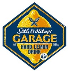Міжнародна реєстрація торговельної марки № 1218339: Seth & Riley's GARAGE HARD LEMON DRINK