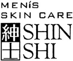 Міжнародна реєстрація торговельної марки № 1339296: MEN'S SKIN CARE SHIN SHI