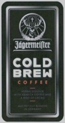 Міжнародна реєстрація торговельної марки № 1530038: Jägermeister COLD BREW