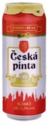 Міжнародна реєстрація торговельної марки № 1542581: Česká pinta