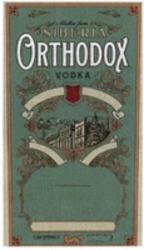 Міжнародна реєстрація торговельної марки № 1557659: SIBERIA ORTHODOX VODKA ORTHODOX