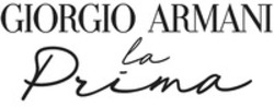 Міжнародна реєстрація торговельної марки № 1567920: GIORGIO ARMANI la Prima
