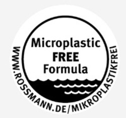 Міжнародна реєстрація торговельної марки № 1569407: Microplastic FREE Formula WWW.ROSSMANN.DE/MIKROPLASTIKFREI
