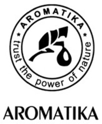 Міжнародна реєстрація торговельної марки № 1583122: AROMATIKA trust the power of nature