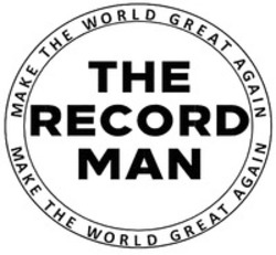 Міжнародна реєстрація торговельної марки № 1619055: THE RECORD MAN MAKE THE WORLD GREAT AGAIN