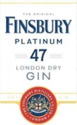 Міжнародна реєстрація торговельної марки № 1635937: THE ORIGINAL FINSBURY PLATINUM 47 LONDON DRY GIN