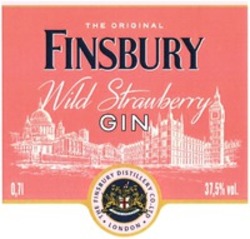 Міжнародна реєстрація торговельної марки № 1664875: FINSBURY Wild Strawberry GIN