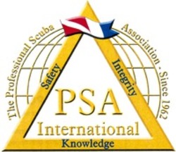 Міжнародна реєстрація торговельної марки № 1666755: PSA International The Professional Scuba Association Since 1962 Safety Integrity Knowledge