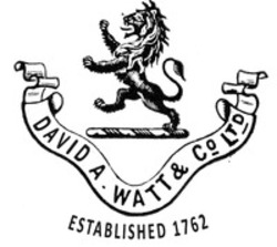 Міжнародна реєстрація торговельної марки № 1766575: DAVID A. WATT & CO LTD ESTABLISHED 1762