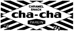 Міжнародна реєстрація торговельної марки № 430841: CARAMEL SNACK cha-cha PAREIN