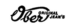 Міжнародна реєстрація торговельної марки № 593093: Ober ORIGINAL JEAN'S