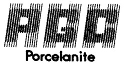 Міжнародна реєстрація торговельної марки № 597324: PGC Porcelanite