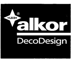 Міжнародна реєстрація торговельної марки № 602940: alkor DecoDesign