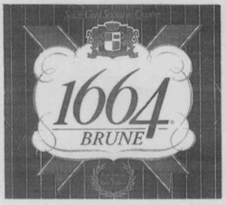Міжнародна реєстрація торговельної марки № 618910: Seize Cent Soixante Quatre 1664 BRUNE