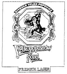 Міжнародна реєстрація торговельної марки № 627635: Velkopopovicky Kozel PIVOVAR VELKE POPOVICE