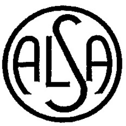 Міжнародна реєстрація торговельної марки № 642479: ALSA