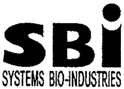 Міжнародна реєстрація торговельної марки № 657527: SBI SYSTEMS BIO-INDUSTRIES