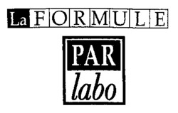 Міжнародна реєстрація торговельної марки № 658841: La FORMULE PAR labo