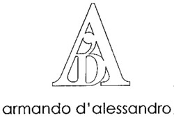 Міжнародна реєстрація торговельної марки № 672570: AD armando d'alessandro