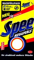 Міжнародна реєстрація торговельної марки № 673033: NACHFÜLLPACK NEU MEGAPERLS für strahlend saubere Wäsche Henkel