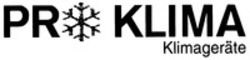 Міжнародна реєстрація торговельної марки № 698953: PRO KLIMA Klimageräte
