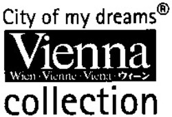 Міжнародна реєстрація торговельної марки № 707656: City of my dreams Vienna collection