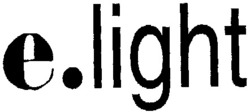 Міжнародна реєстрація торговельної марки № 728449: e.light