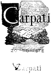 Міжнародна реєстрація торговельної марки № 743677: Carpati
