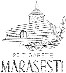 Міжнародна реєстрація торговельної марки № 743678: 20 TIGARETE MARASESTI