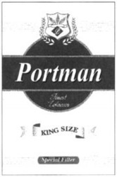 Міжнародна реєстрація торговельної марки № 786619: Portman Finest Tobaccos KING SIZE