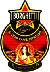 Міжнародна реєстрація торговельної марки № 790313: BORGHETTI DI VERO CAFFÈ ESPRESSO