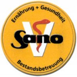 Міжнародна реєстрація торговельної марки № 792007: Sano Ernährung + Gesundheit Bestandsbetreuung