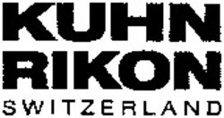 Міжнародна реєстрація торговельної марки № 801627: KUHN RIKON SWITZERLAND