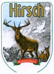 Міжнародна реєстрація торговельної марки № 829033: Hirsch Kräuterlikor