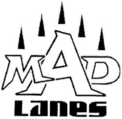 Міжнародна реєстрація торговельної марки № 833331: MAD Lanes